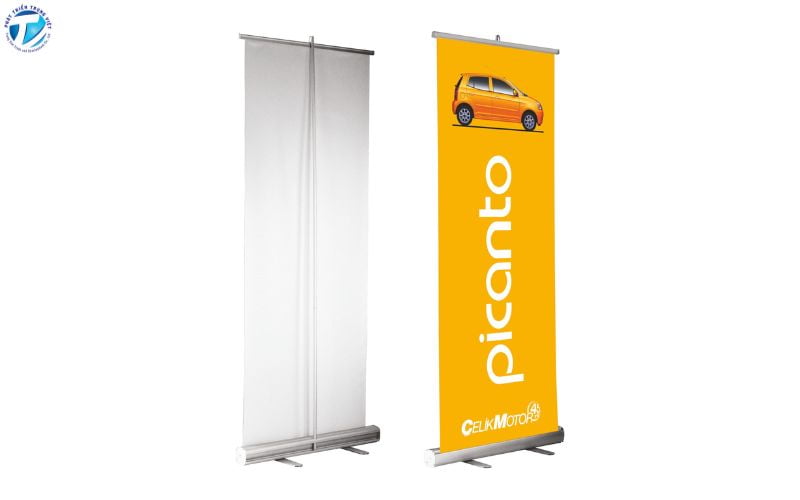 Standee nhôm cuốn